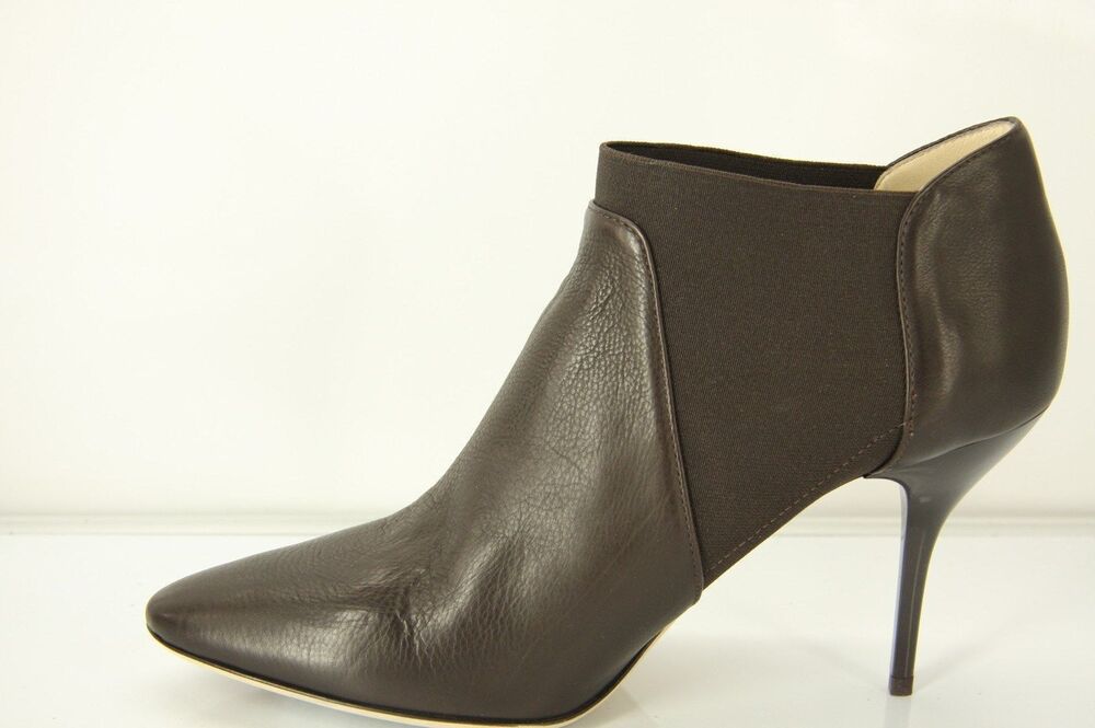 Jimmy Choo Decant Brown Chelsea Pointy Ankle Boots Size 40 10 Heels NIB $995